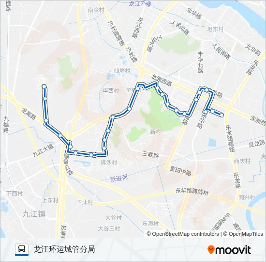 376路 Bus Line Map