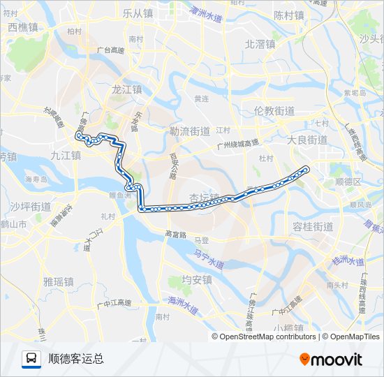 公交378路的线路图