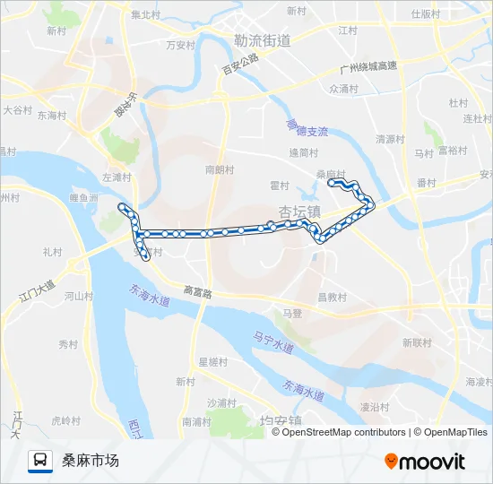 382路 Bus Line Map