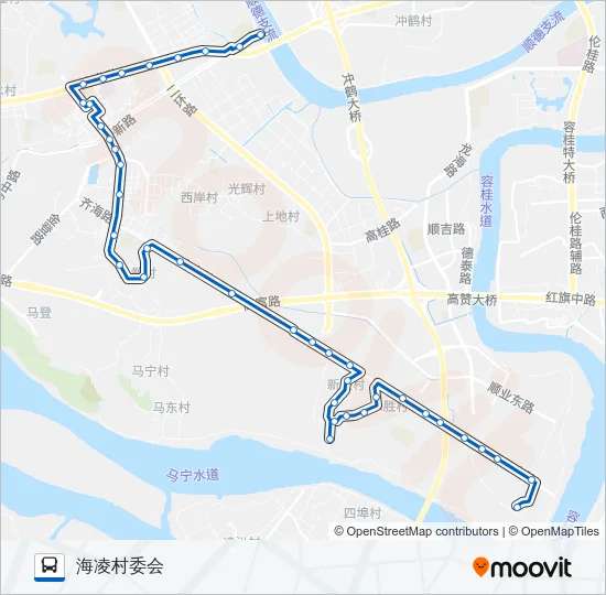 384路 Bus Line Map