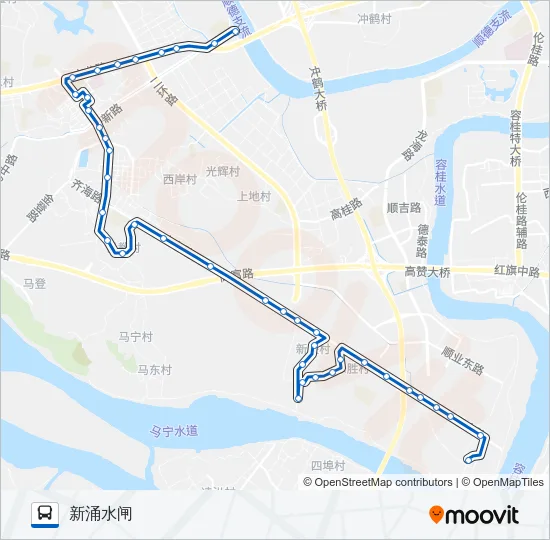 384路 Bus Line Map