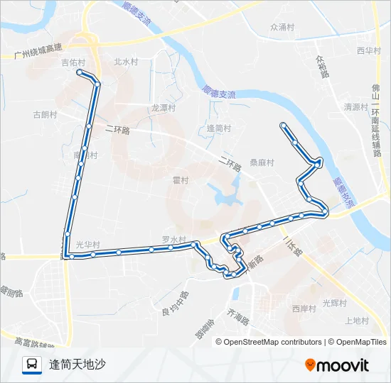 386路 Bus Line Map