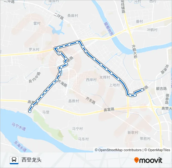 387路 Bus Line Map