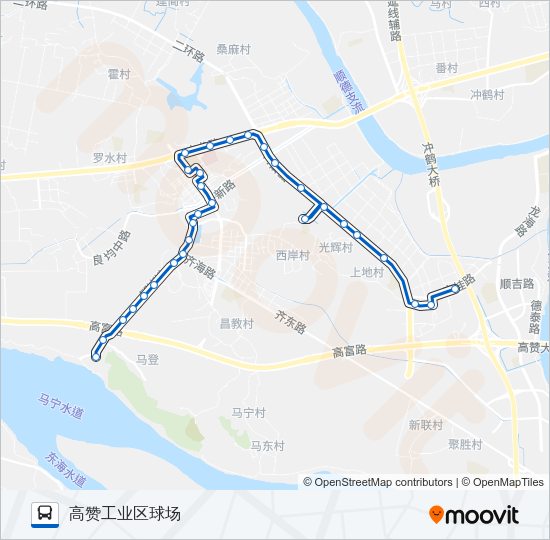公交387路的线路图