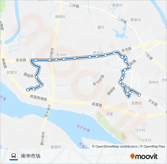 388路 Bus Line Map