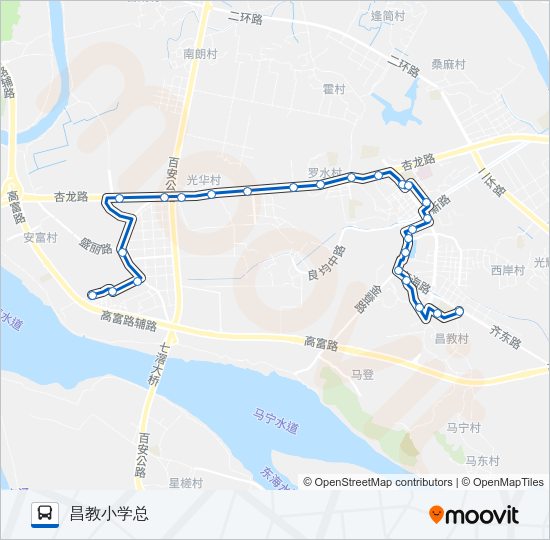 公交388路的线路图
