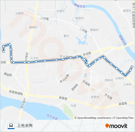 389路 Bus Line Map
