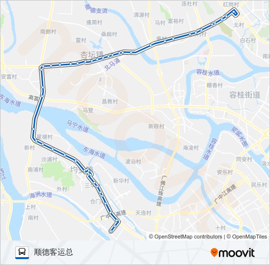 公交391路的线路图