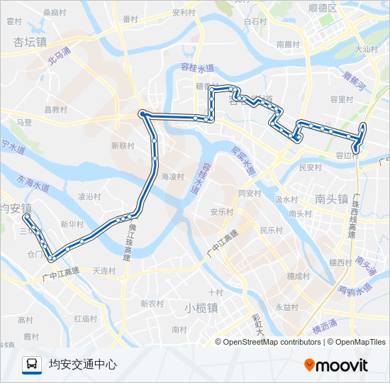 公交392路的线路图