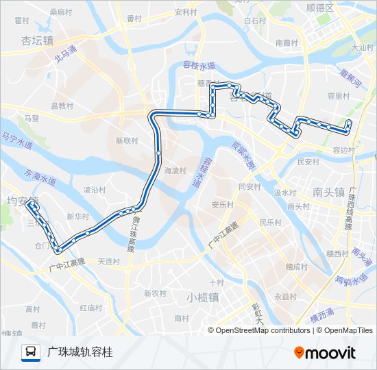 公交392路的线路图