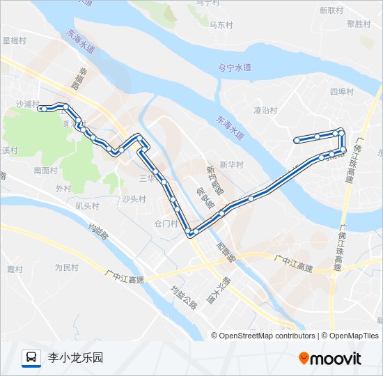 公交394路的线路图