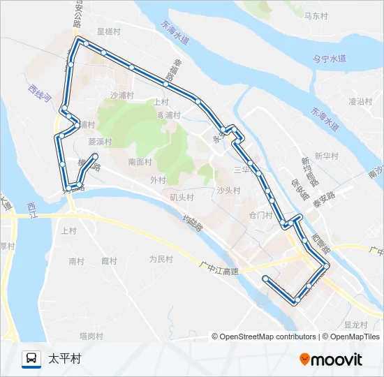 395路 Bus Line Map