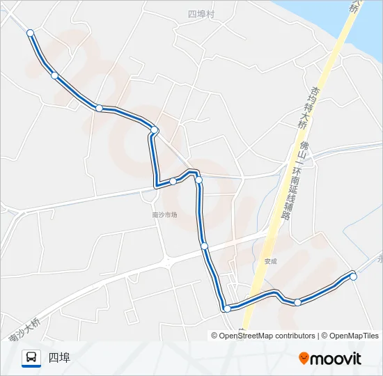 398路 Bus Line Map