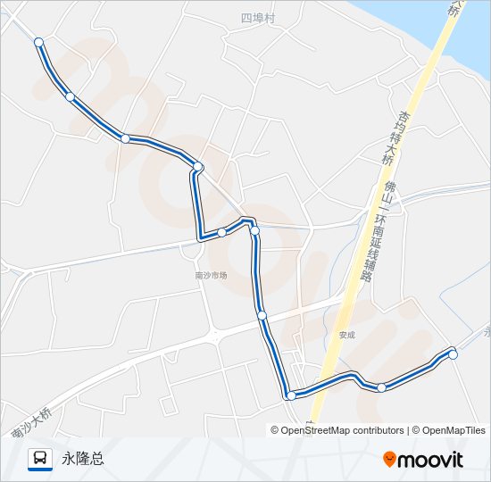 公交398路的线路图