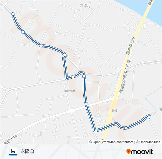 公交398路的线路图
