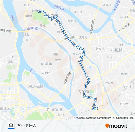 399路 Bus Line Map