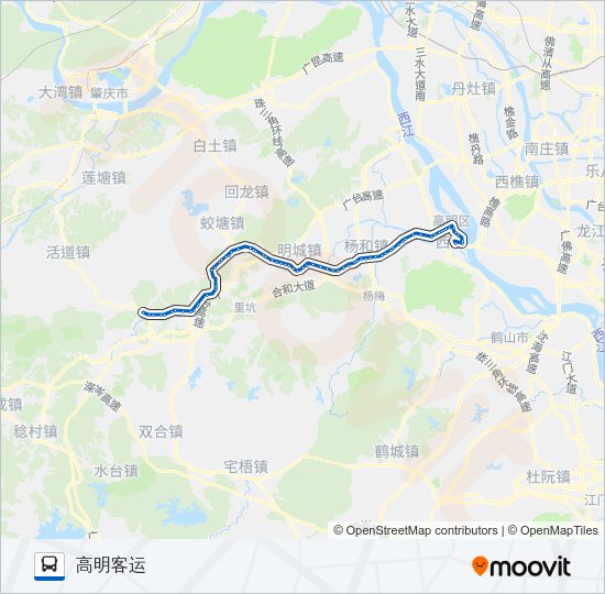公交501路的线路图