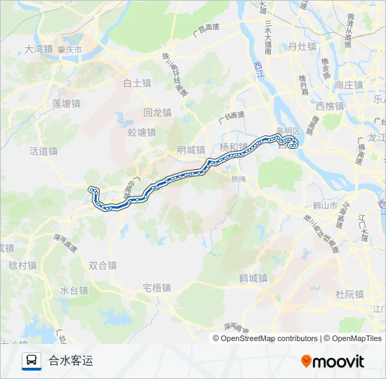 502路 Bus Line Map