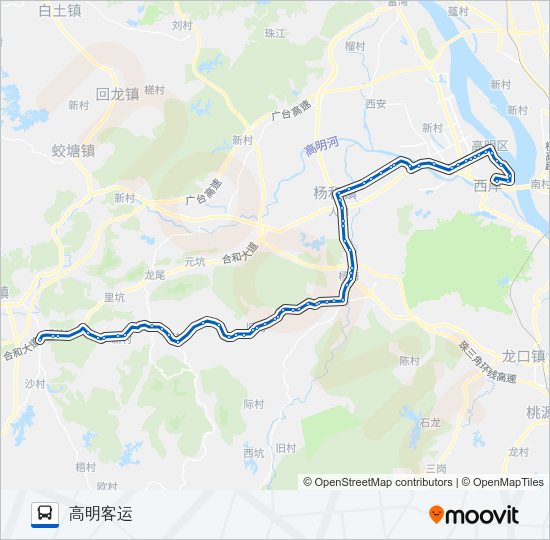 公交503路的线路图