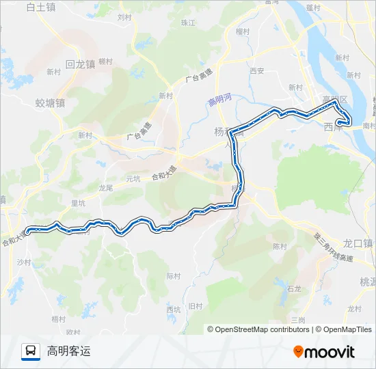 503路 Bus Line Map