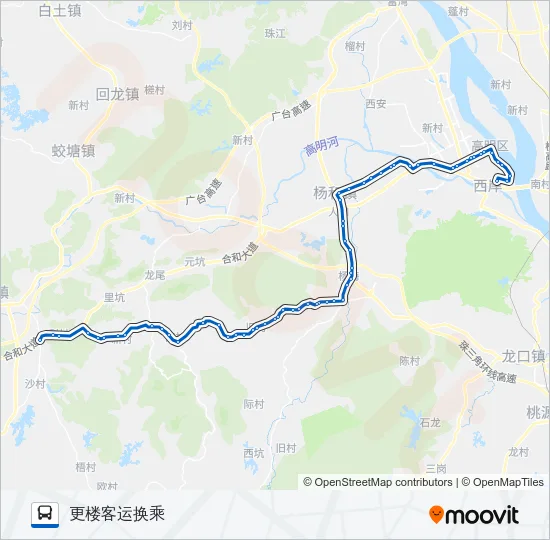 503路 Bus Line Map