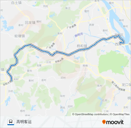 504路 Bus Line Map