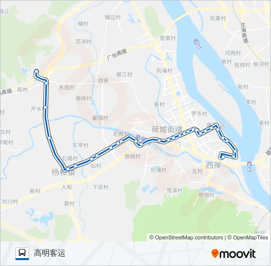 507路 Bus Line Map