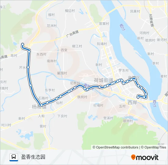 507路 Bus Line Map