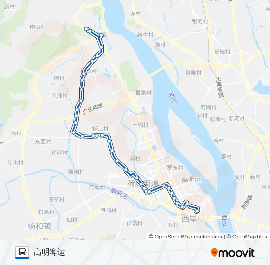 524路 Bus Line Map