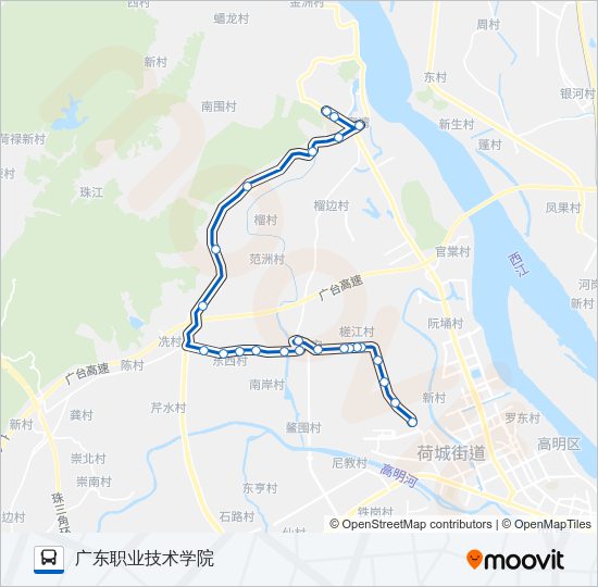 公交528路的线路图