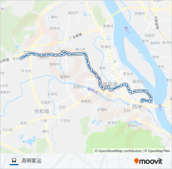 529路 Bus Line Map