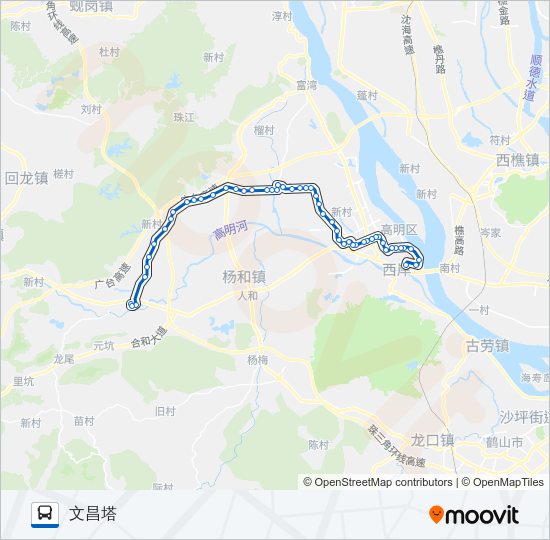 公交531路的线路图
