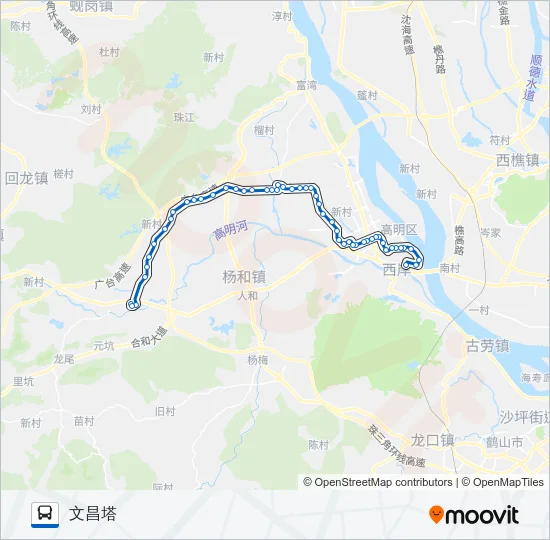 531路 Bus Line Map