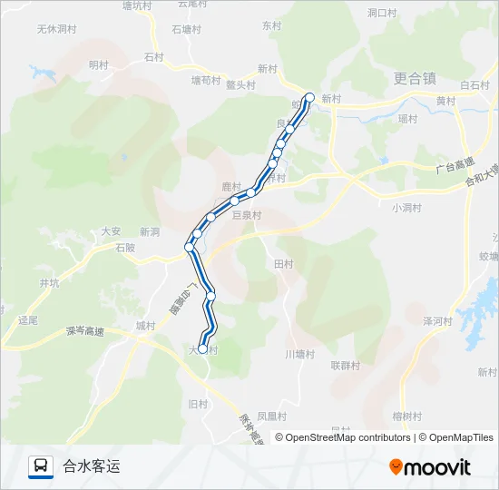 584路 Bus Line Map