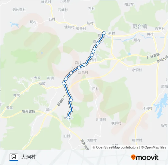 584路 Bus Line Map