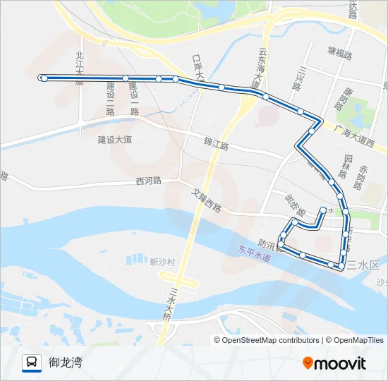 601路 Bus Line Map