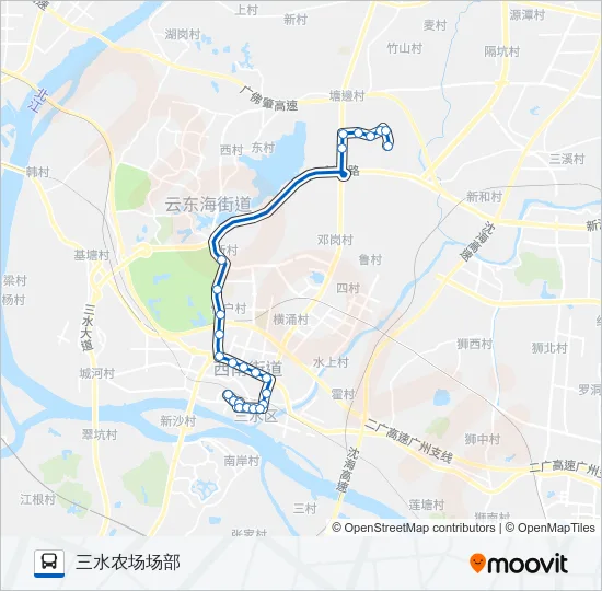 602路 Bus Line Map