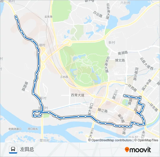 604路 Bus Line Map
