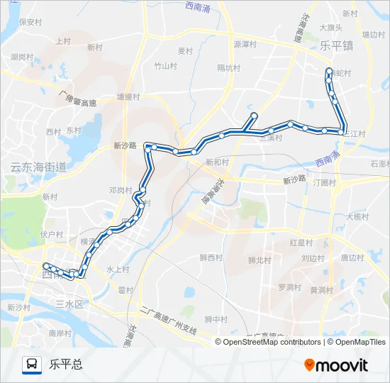 606路 Bus Line Map