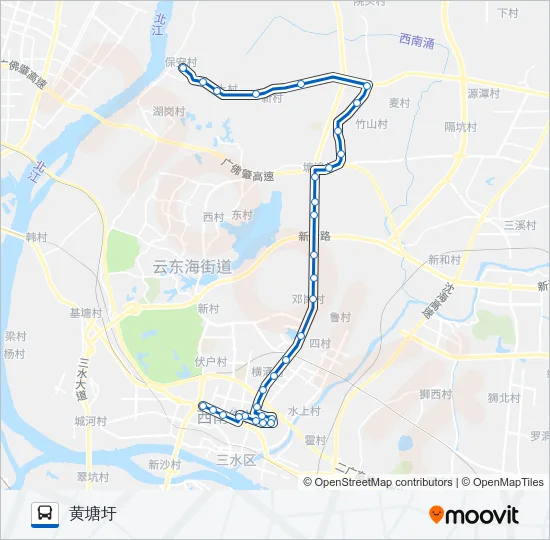 609路 Bus Line Map