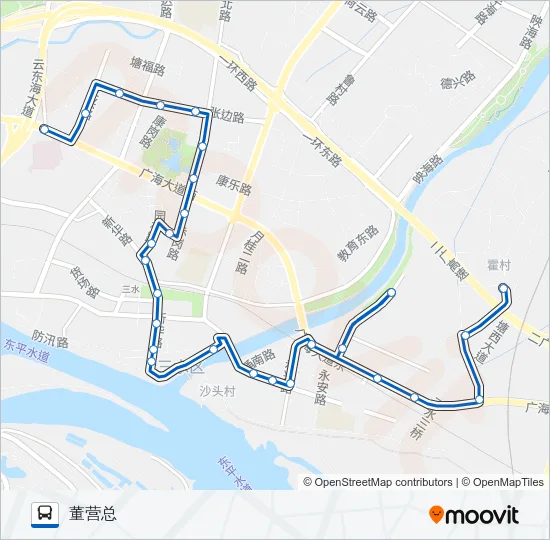 611路 Bus Line Map