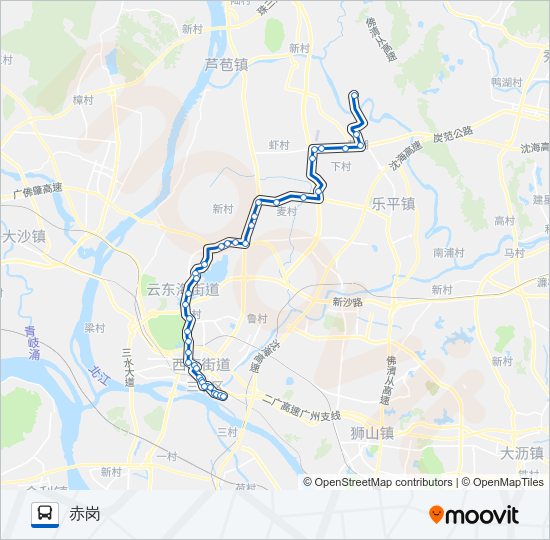 公交612路的线路图