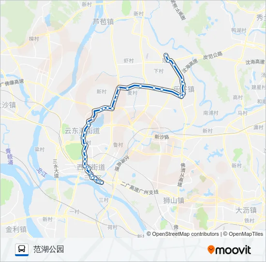 613路 Bus Line Map