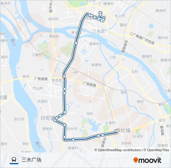 公交618路的线路图