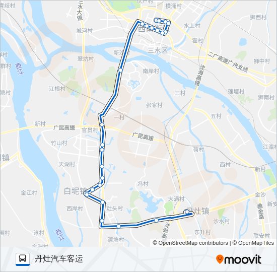 公交618路的线路图