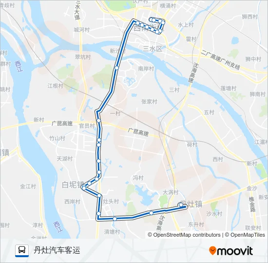 618路 Bus Line Map