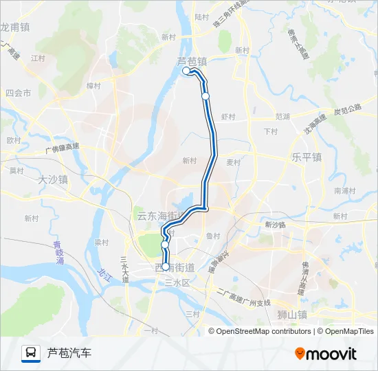 624路 Bus Line Map