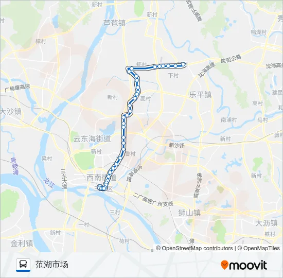 629路 Bus Line Map