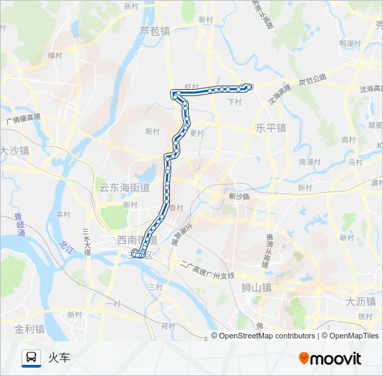 629路 Bus Line Map
