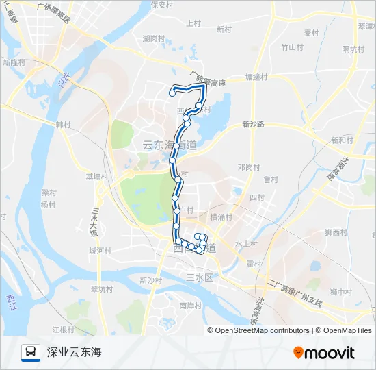 630路 Bus Line Map